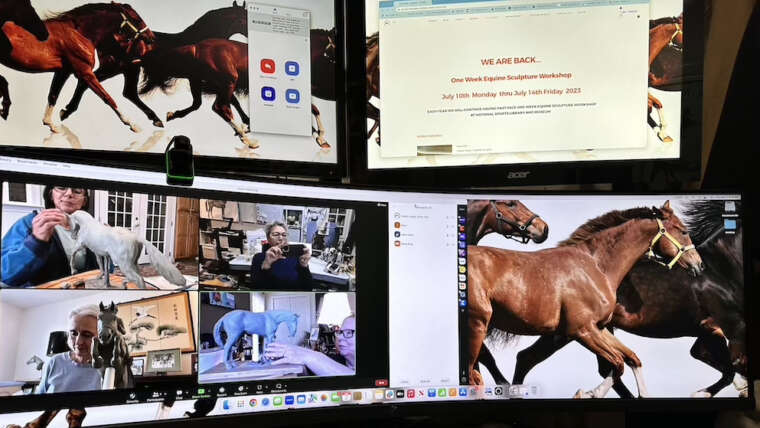Zoom Workshop at Sculptinghorses.com