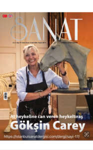 Istanbul Sanat Magazine Turkey/Cover Goksin Carey